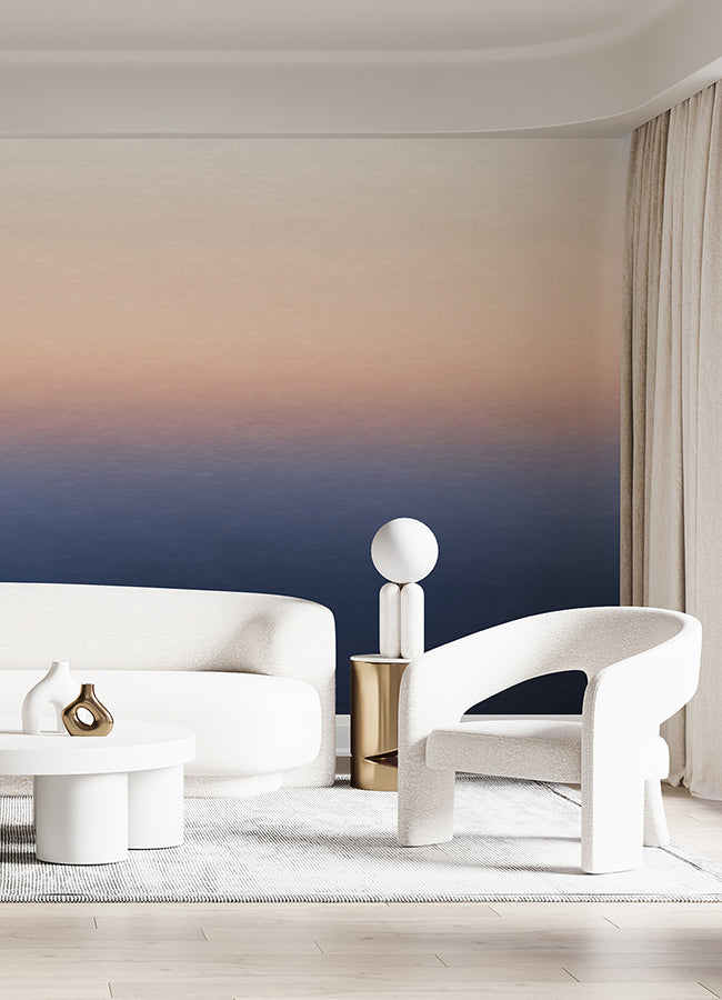 sunrise-orange-blue-ombre-wall-mural-york-wallcoverings-astm5044 - York Wallcoverings Wallpaper