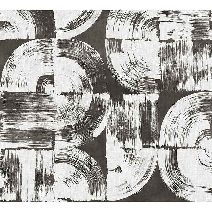 Brushstrokes Charcoal Grey Wall Mural - York Wallcoverings - ASTM5052