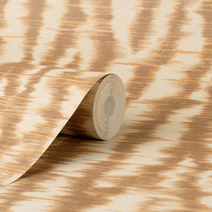 hartmann-rust-stripe-texture-wallpaper-york-wallcoverings-pk333442 - York Wallcoverings Wallpaper