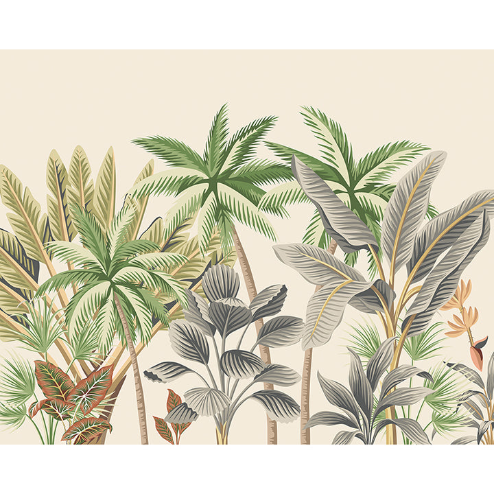 green-tropical-palm-trees-wall-mural-york-wallcoverings-mur198m - York Wallcoverings Wallpaper