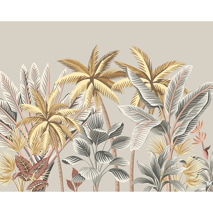 golden-tropical-palm-trees-wall-mural-york-wallcoverings-mur199m - York Wallcoverings Wallpaper