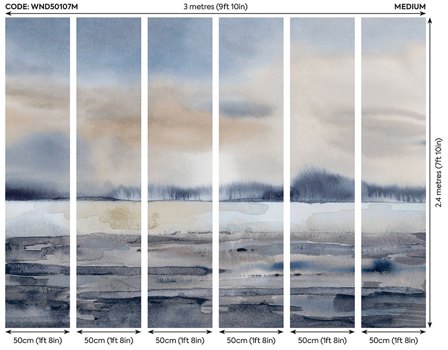 winter-sunset-wall-mural-york-wallcoverings-wnd50107m - York Wallcoverings Wallpaper