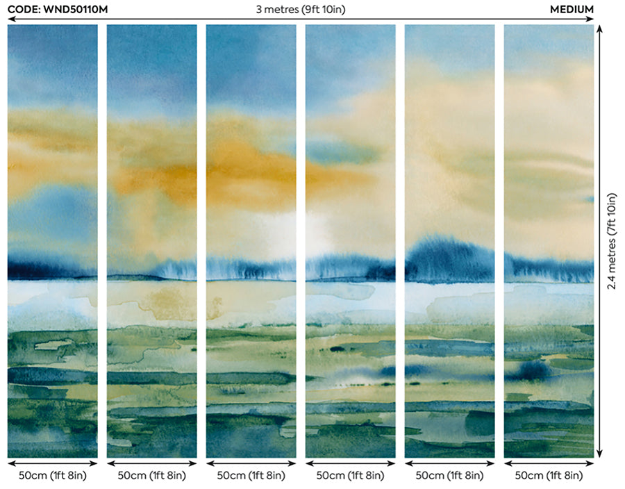 golden-sunset-wall-mural-york-wallcoverings-wnd50110m - York Wallcoverings Wallpaper