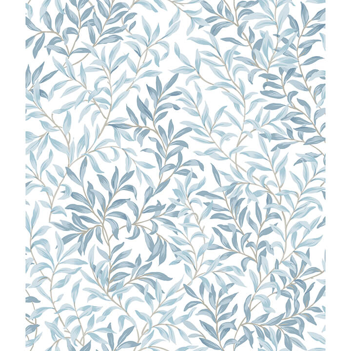 cloud-blue-terrace-vines-peel-and-stick-wallpaper-york-wallcoverings-nus6100 - York Wallcoverings Wallpaper