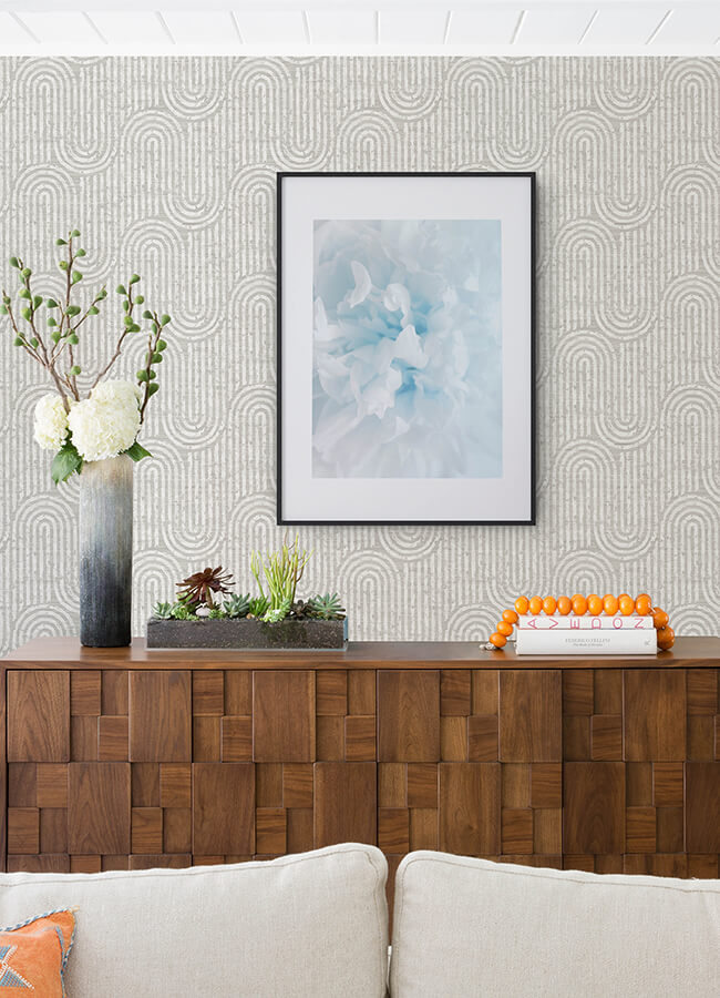 trippet-bone-zen-waves-wallpaper-york-wallcoverings-4034-26787 - York Wallcoverings Wallpaper