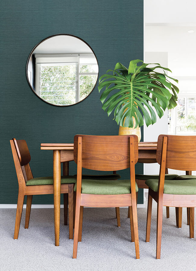 colcord-teal-sisal-grasscloth-wallpaper-york-wallcoverings-4034-72101 - York Wallpaper Wallpaper