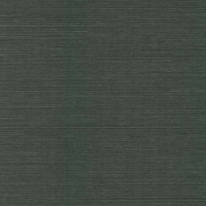 Colcord Dark Green Sisal Grasscloth Wallpaper - York Wallcoverings - 4034-72105