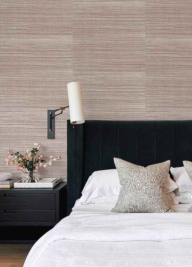 kenter-burgundy-sisal-grasscloth-wallpaper-york-wallcoverings-4034-72109 - York Wallcoverings Wallpaper