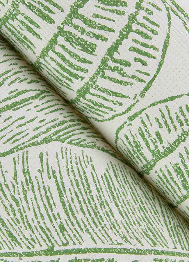 brentwood-green-palm-leaves-wallpaper-york-wallcoverings-4034-72116 - York Wallcoverings Wallpaper