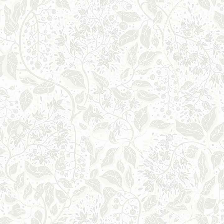 Turi Light Grey Twining Vines Wallpaper - York Wallcoverings - 4143-22021 - York Wallcoverings Wallpaper