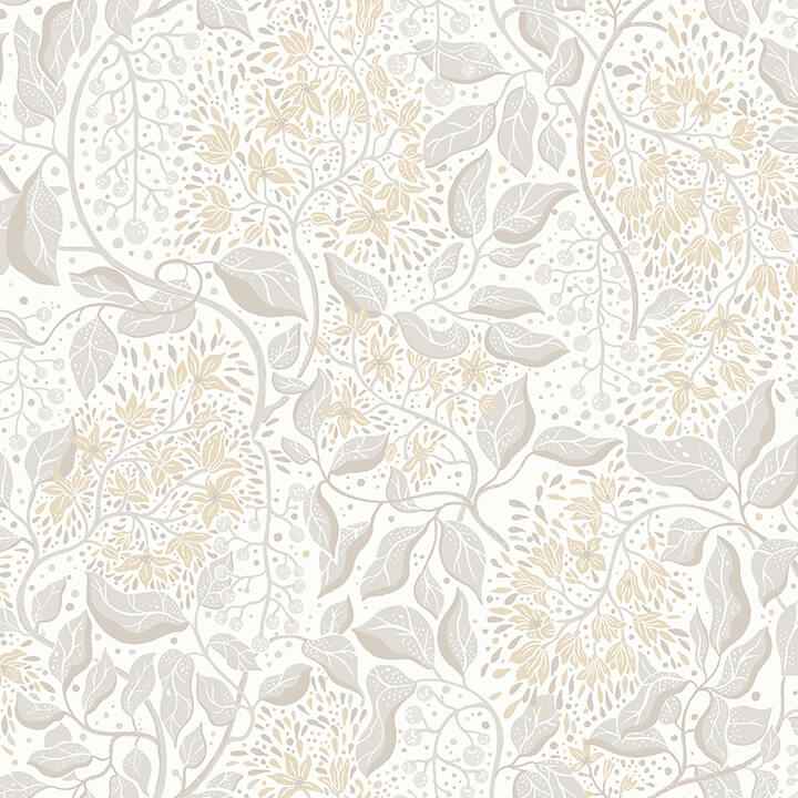 Turi Khaki Twining Vines Wallpaper - York Wallcoverings - 4143-22023 - York Wallcoverings Wallpaper