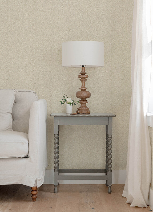 ashbee-taupe-faux-fabric-wallpaper-york-wallcoverings-4143-26161 - York Wallcoverings Wallpaper
