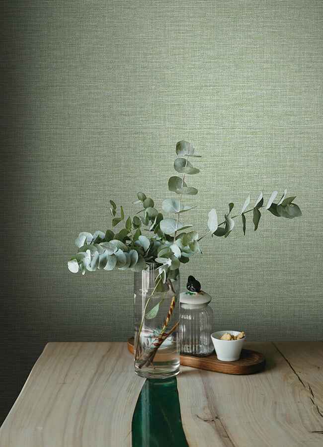 Exhale Light Green Texture Wallpaper - York Wallcoverings - 4143-26457 - York Wallcoverings Wallpaper