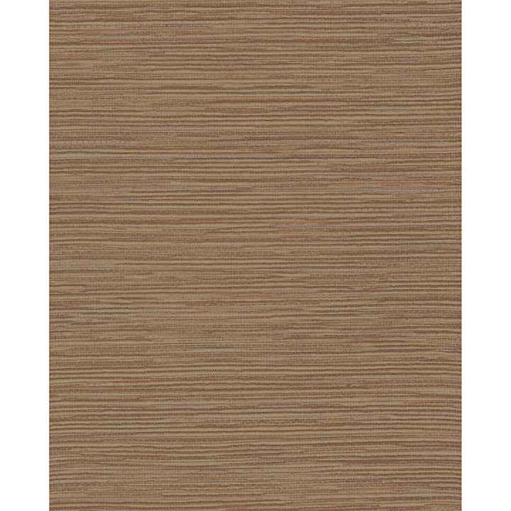 Leicester Chestnut Metallic Stripe Wallpaper - York Wallcoverings - 4140-3718