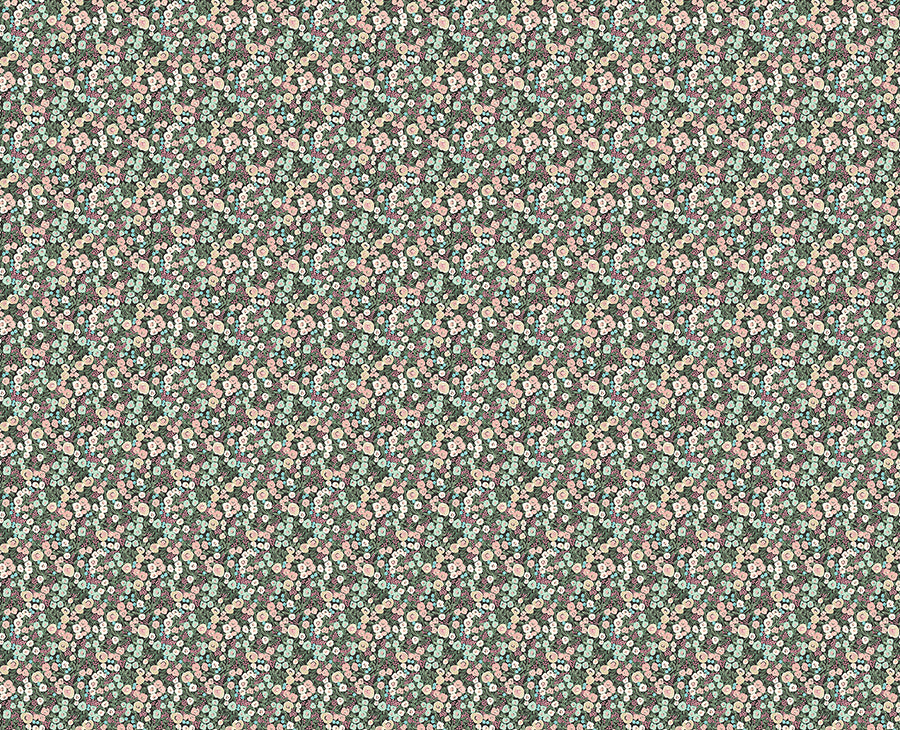 flora-ditsy-pink-garden-wallpaper-york-wallcoverings-ghs50110w - York Wallcoverings Wallpaper