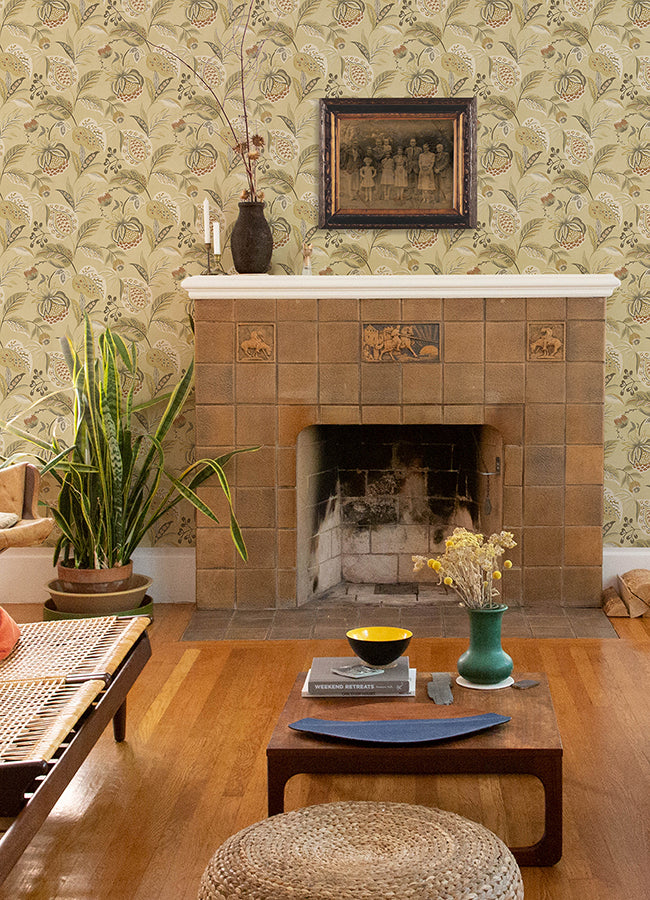 bohemian-mustard-jacobean-wallpaper-york-wallcoverings-3125-72302