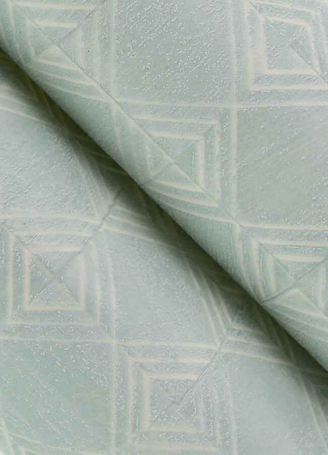 Button Block Aqua Geometric Wallpaper - York Wallcoverings - 3125-72308 - York Wallcoverings Wallpaper