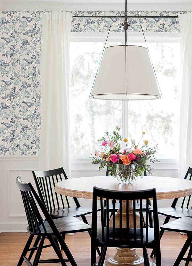 Malmo Blue Trail Wallpaper - York Wallcoverings - 3125-72316 - York Wallcoverings Wallpaper