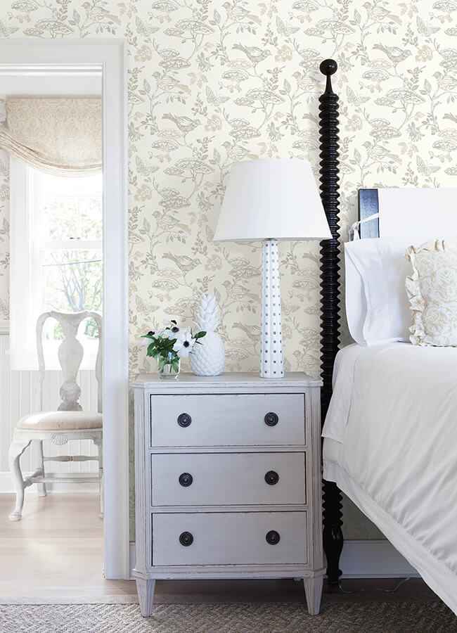 Malmo Grey Trail Wallpaper - York Wallcoverings - 3125-72317 - York Wallcoverings Wallpaper