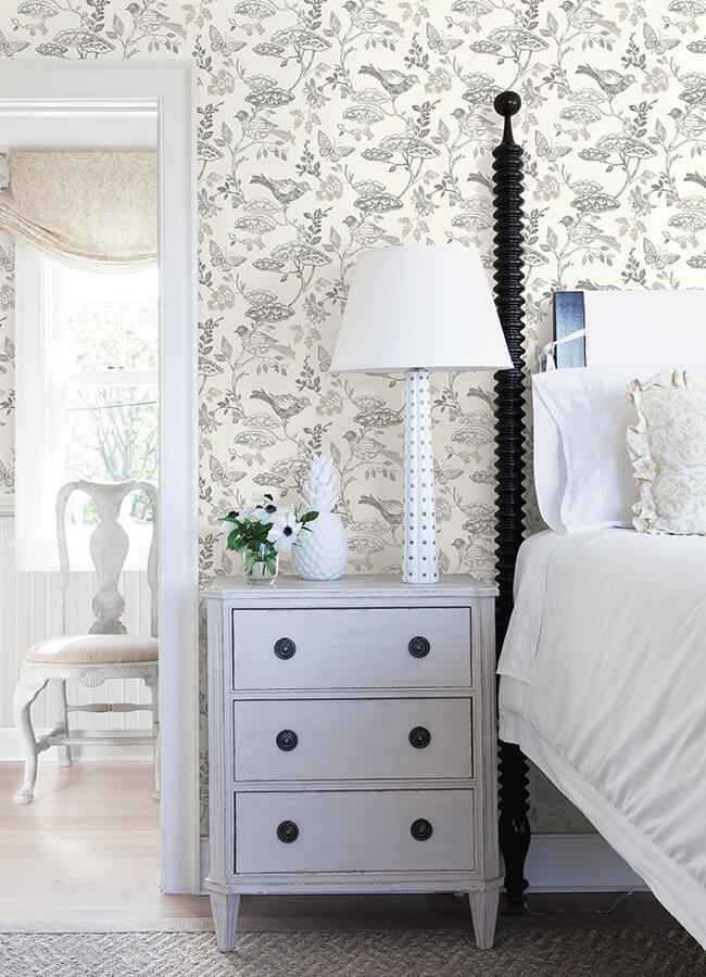 Malmo Black Trail Wallpaper - York Wallcoverings - 3125-72319 - York Wallcoverings Wallpaper