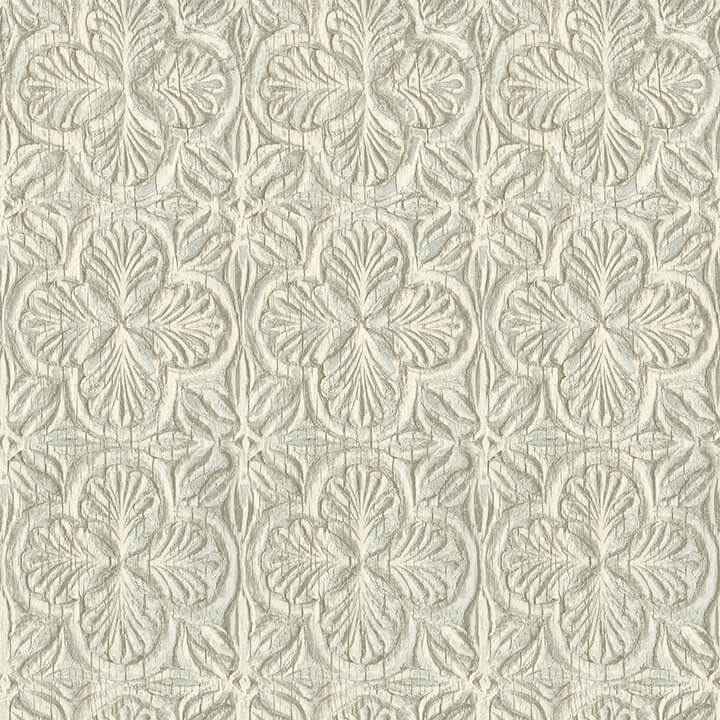 Karachi Aqua Wooden Damask Wallpaper - York Wallcoverings - 3125-72335 - York Wallcoverings Wallpaper