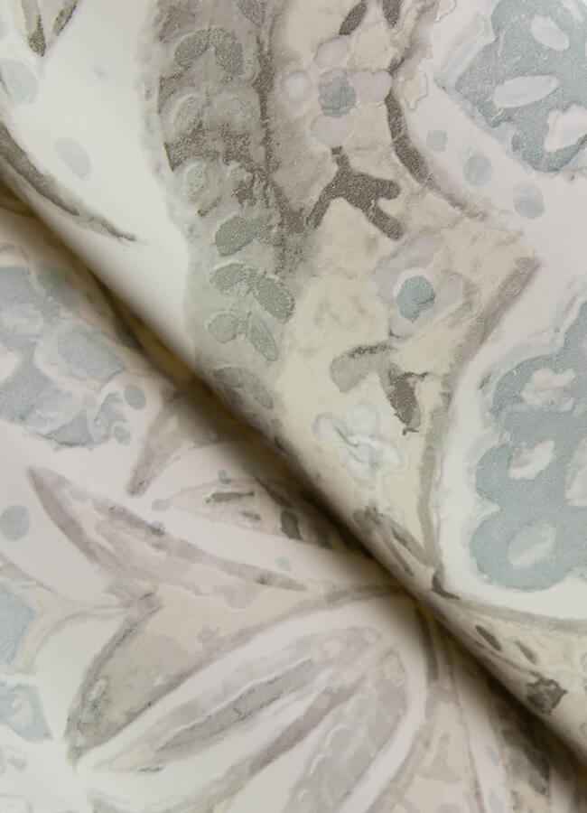 Mimir Grey Quilted Damask Wallpaper - York Wallcoverings - 3125-72340 - York Wallcoverings Wallpaper