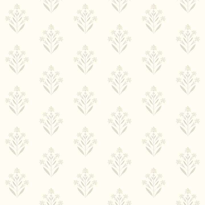 kova-dove-floral-crest-wallpaper-york-wallcoverings-3125-72349 - York Wallcoverings Wallpaper