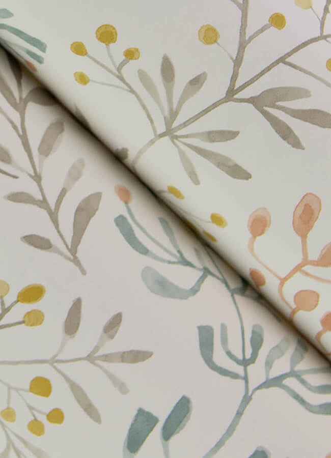 Tarragon Pastel Dainty Meadow Wallpaper - York Wallcoverings - 3125-72353 - York Wallcoverings Wallpaper