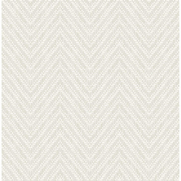 glynn-silver-chevron-wallpaper-york-wallcoverings-4122-26651 - York Wallcoverings Wallpaper