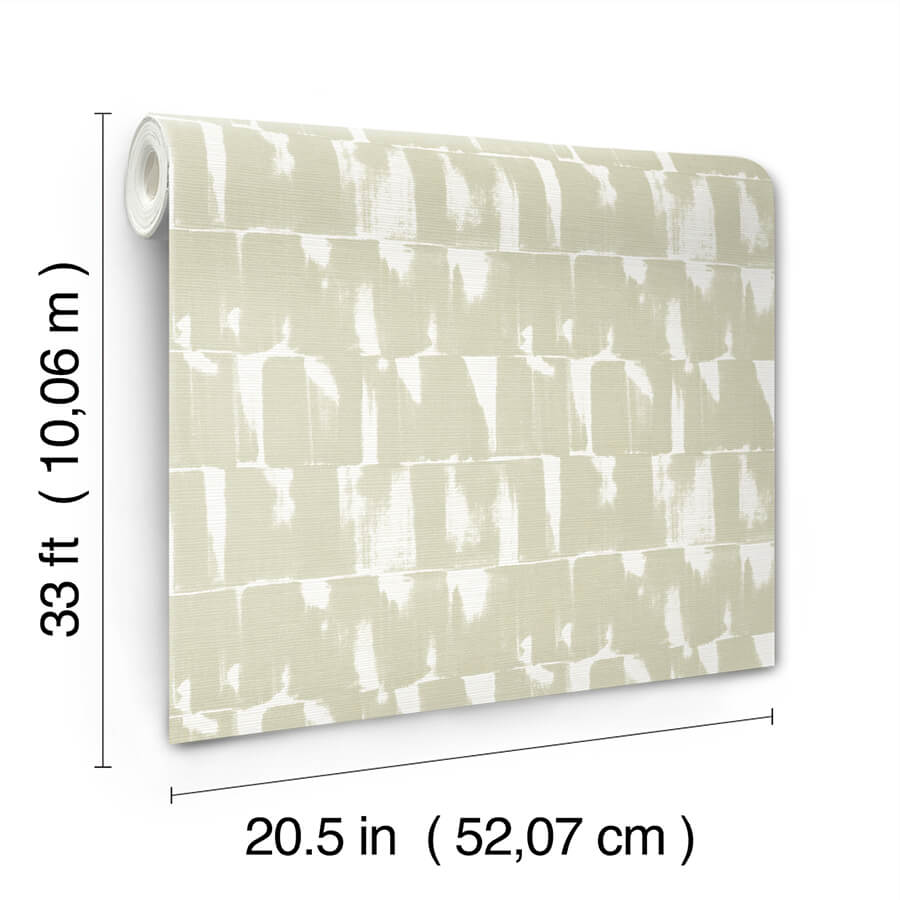bancroft-sage-artistic-stripe-wallpaper-york-wallcoverings-4122-27023 - York Wallcoverings Wallpaper