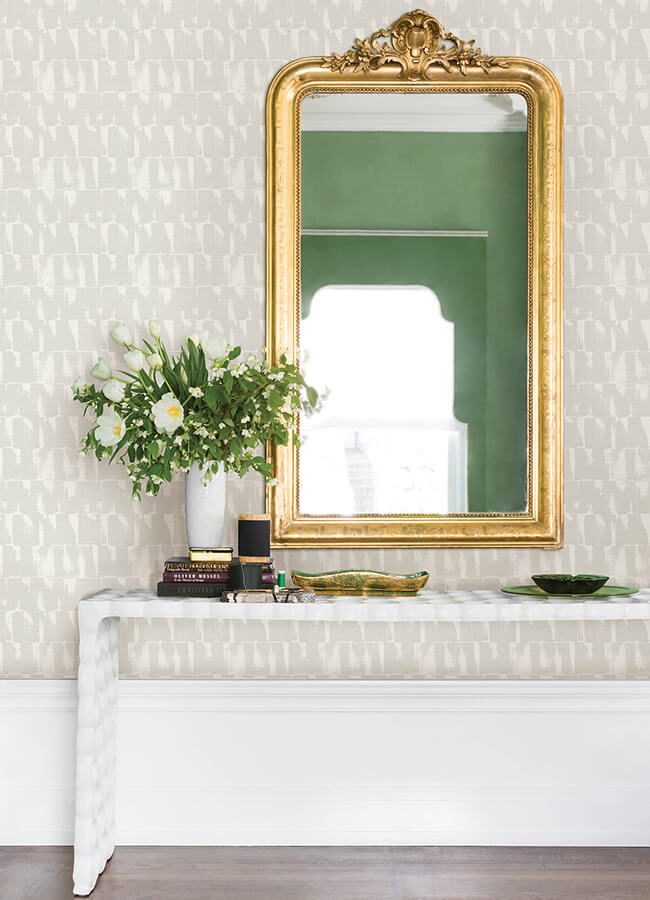 bancroft-dove-artistic-stripe-wallpaper-york-wallcoverings-4122-27024 - York Wallcoverings Wallpaper