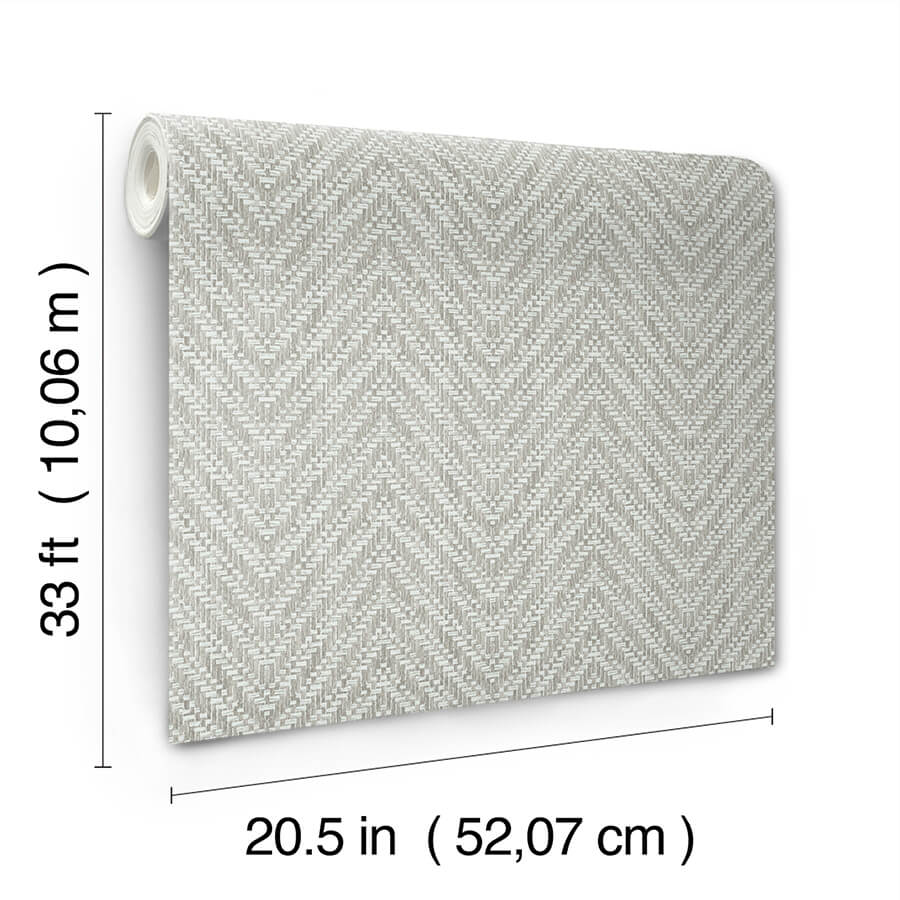 glynn-sterling-chevron-wallpaper-york-wallcoverings-4122-27042 - York Wallcoverings Wallpaper