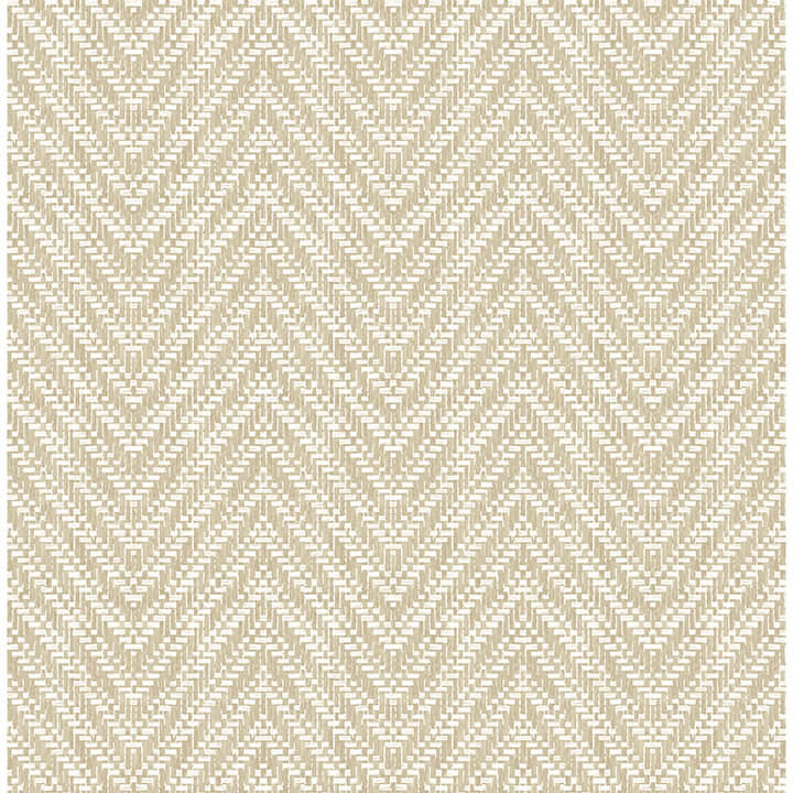 glynn-wheat-chevron-wallpaper-york-wallcoverings-4122-27045 - York Wallcoverings Wallpaper