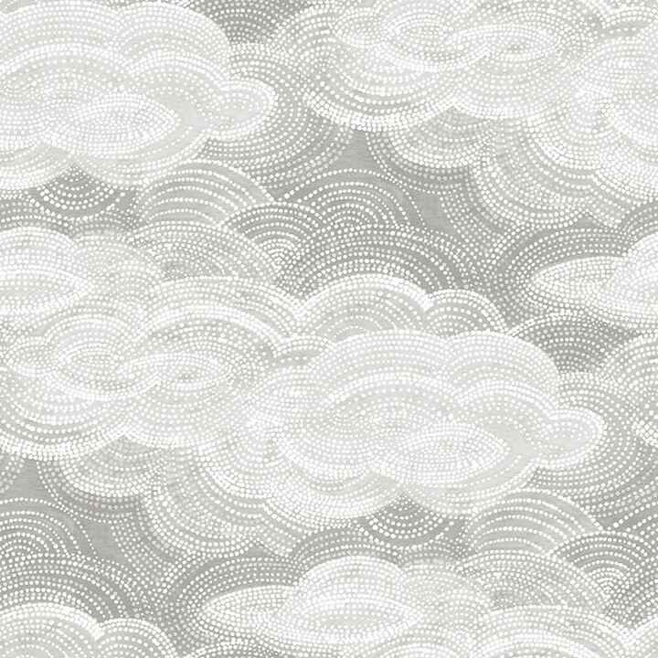 Vision Grey Stipple Clouds Wallpaper - York Wallcoverings - 4122-72406