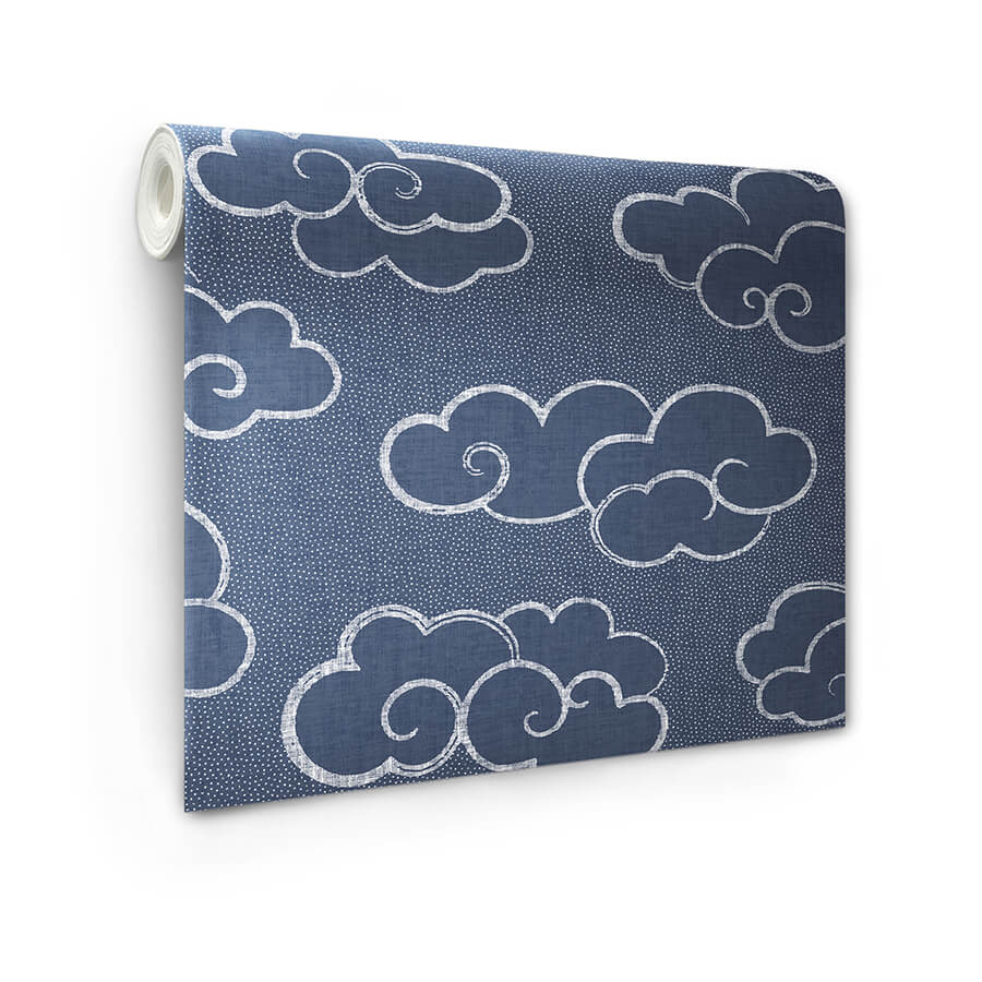 navy-alto-peel-and-stick-wallpaper-york-wallcoverings-nus4981 - York Wallcoverings Wallpaper