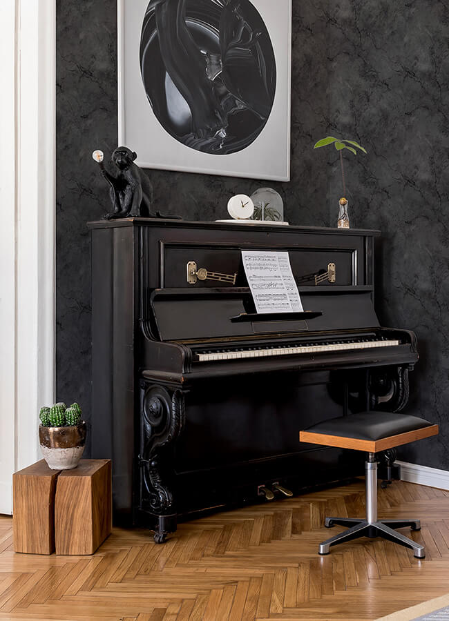 black-hayden-peel-and-stick-wallpaper-york-wallcoverings-nus4984 - York Wallcoverings Wallpaper
