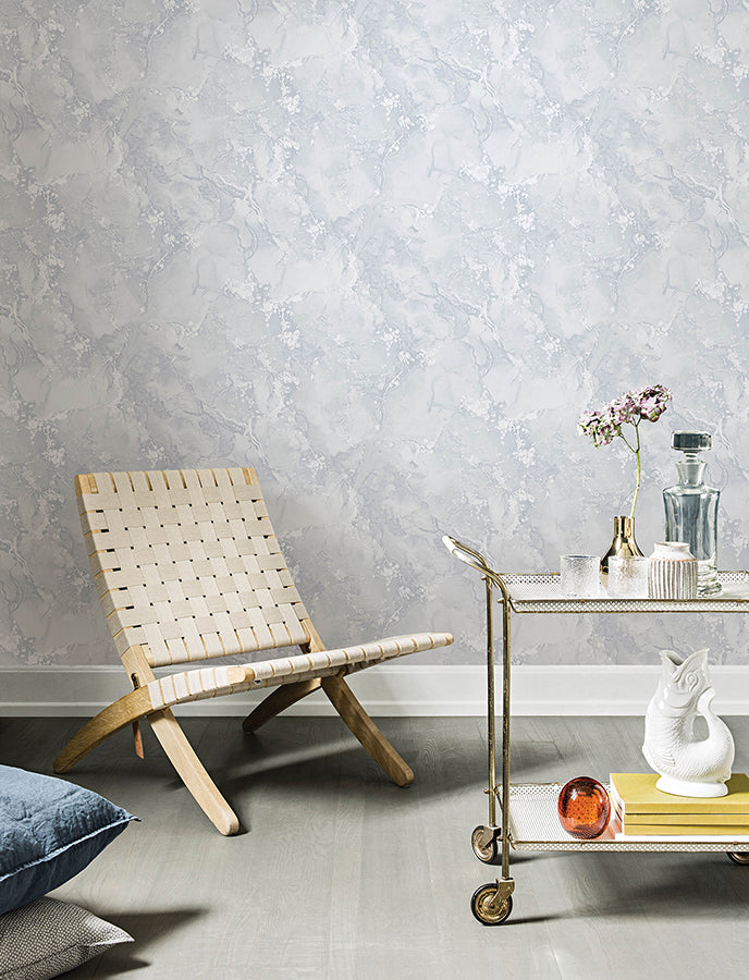 grandin-light-grey-marbled-wallpaper-york-wallcoverings-4144-9100 - York Wallpaper Wallpaper
