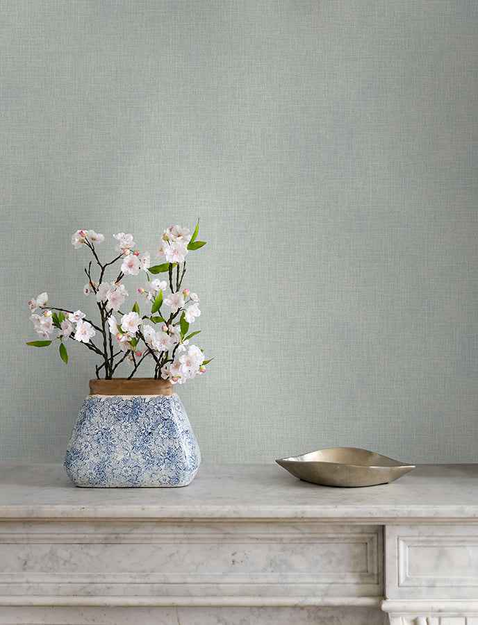 glenburn-light-grey-woven-shimmer-wallpaper-york-wallcoverings-4144-9118 - York Wallcoverings Wallpaper
