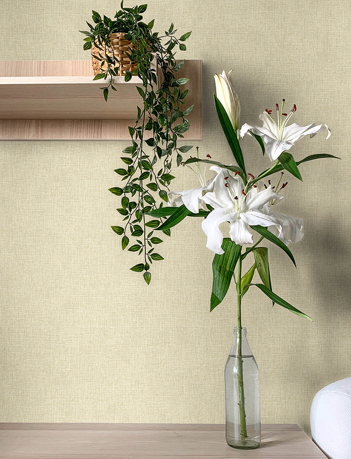 buxton-taupe-faux-weave-wallpaper-york-wallcoverings-4144-9120 - York Wallpaper Wallpaper