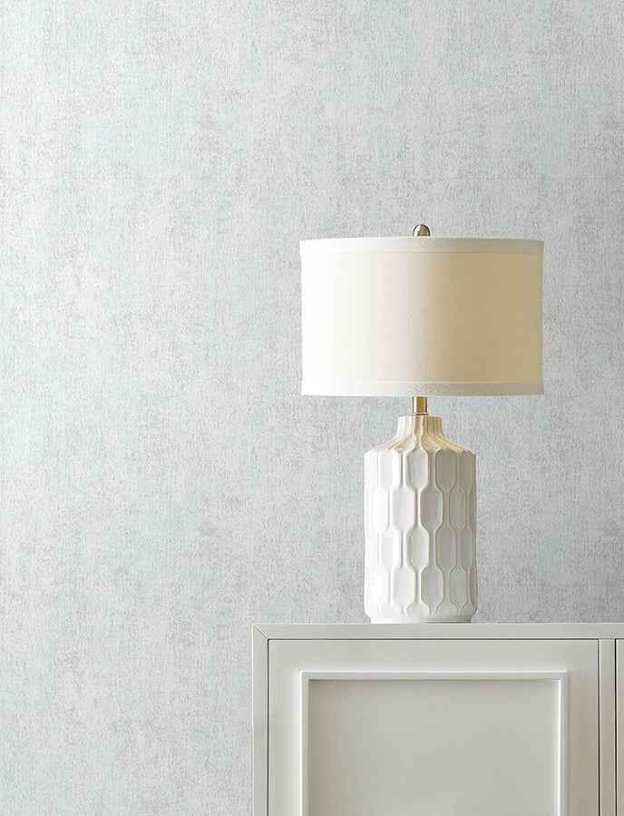 edmore-silver-faux-suede-wallpaper-york-wallcoverings-4144-9168 - York Wallcoverings Wallpaper