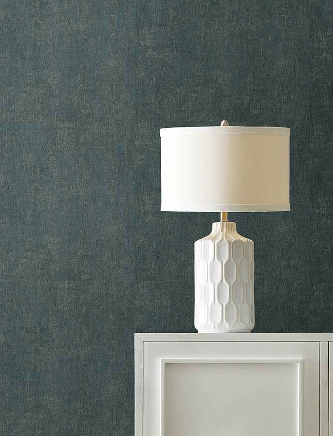 edmore-slate-faux-suede-wallpaper-york-wallcoverings-4144-9169 - York Wallcoverings Wallpaper