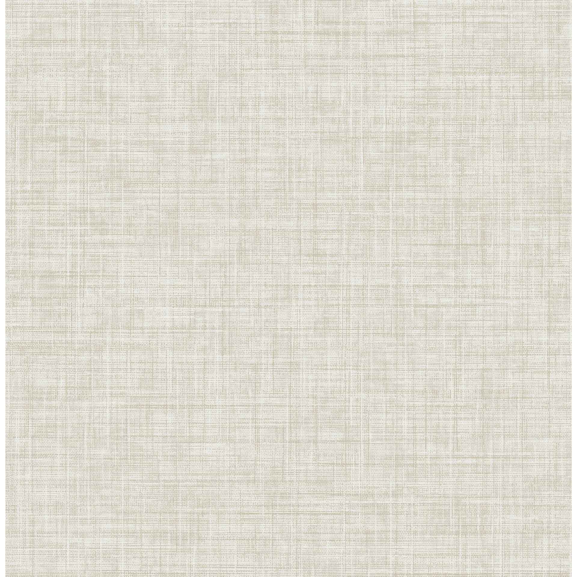 Tuckernuck Neutral Faux Linen Wallpaper - York Wallcoverings - 4157-24273 - York Wallcoverings Wallpaper