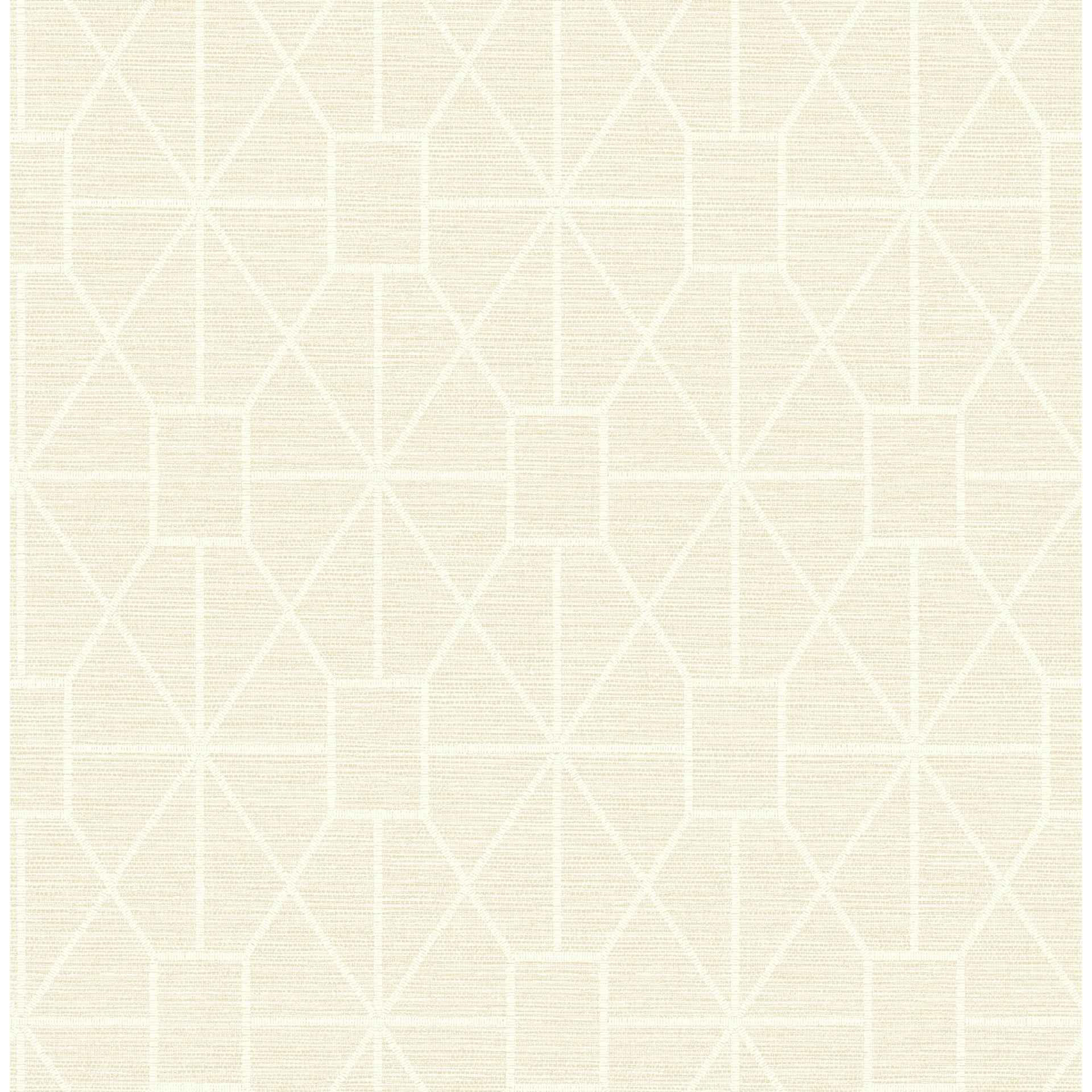 Stevenson Cream Trellis Wallpaper - York Wallcoverings - 4157-25013