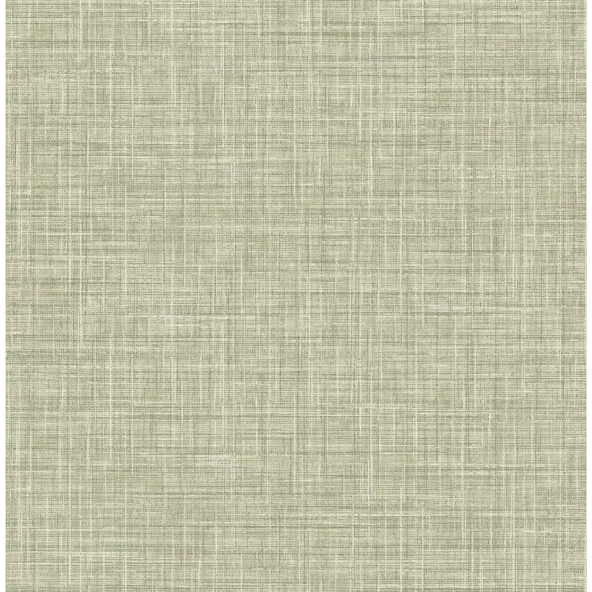 tuckernuck-green-faux-linen-wallpaper-york-wallcoverings-4157-25792 - York Wallcoverings Wallpaper