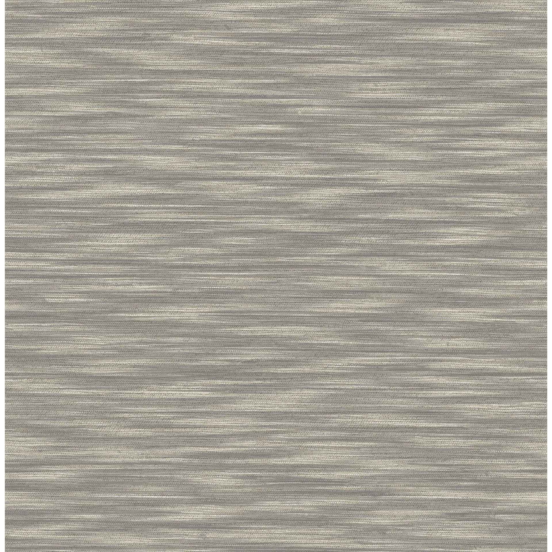 Benson Brown Faux Fabric Wallpaper - York Wallcoverings - 4157-26157