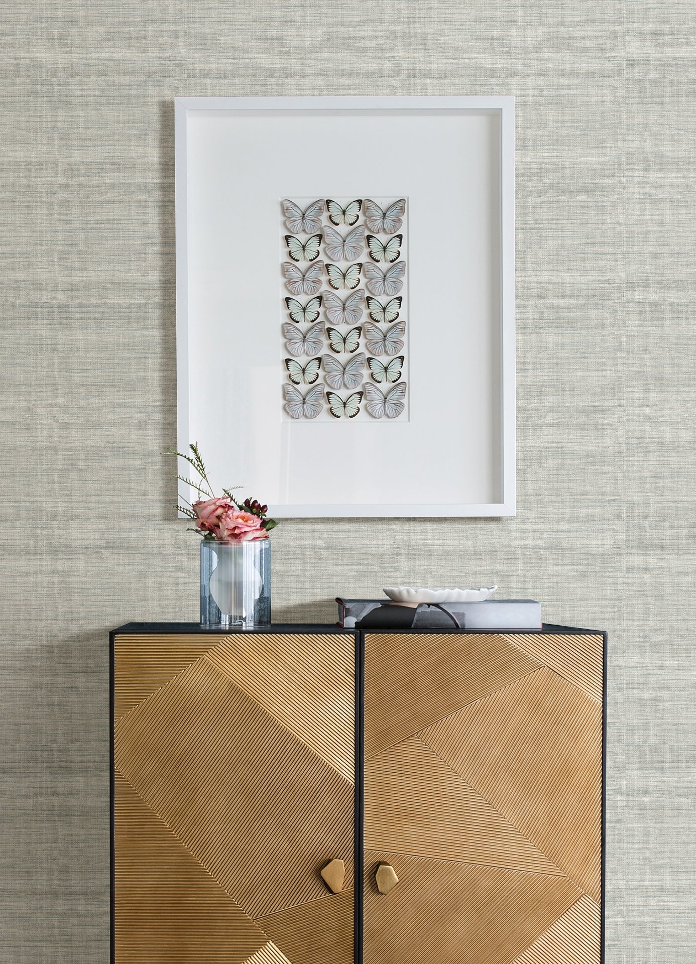 exhale-seafoam-faux-grasscloth-wallpaper-york-wallcoverings-4157-26461 - York Wallcoverings Papel pintado