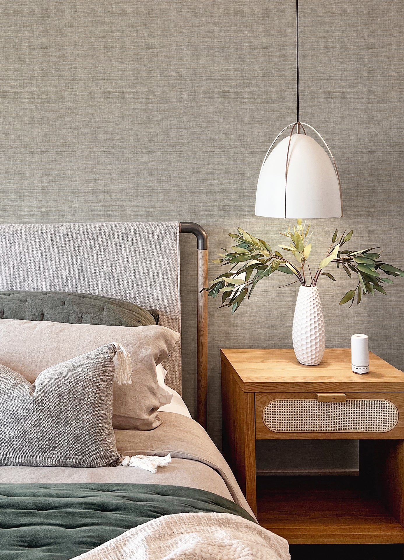 exhale-stone-faux-grasscloth-wallpaper-york-wallcoverings-4157-26462 - York Wallpaper Wallpaper