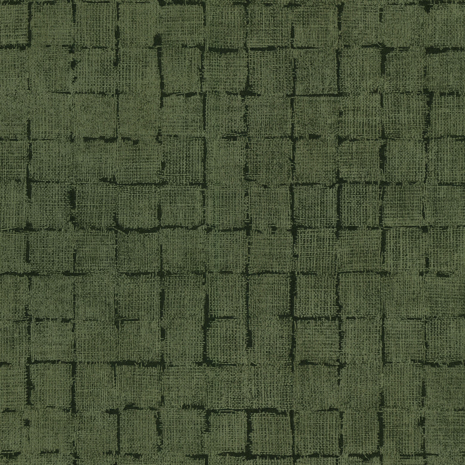 Picture of Blocks Olive Checkered Wallpaper