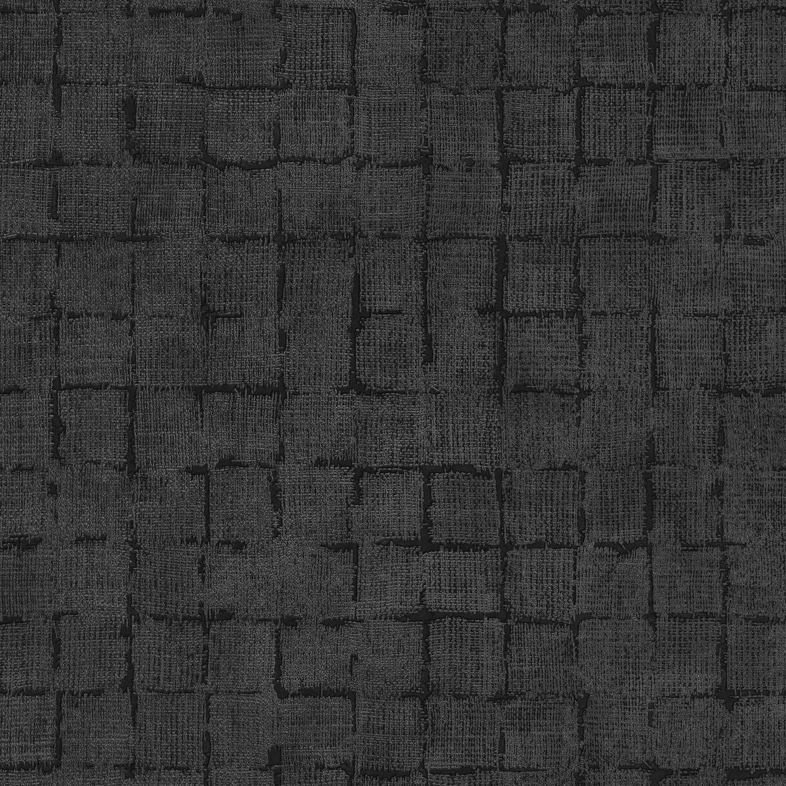 Blocks Charcoal Checkered Wallpaper - York Wallcoverings - 4157-333456 - York Wallcoverings Wallpaper