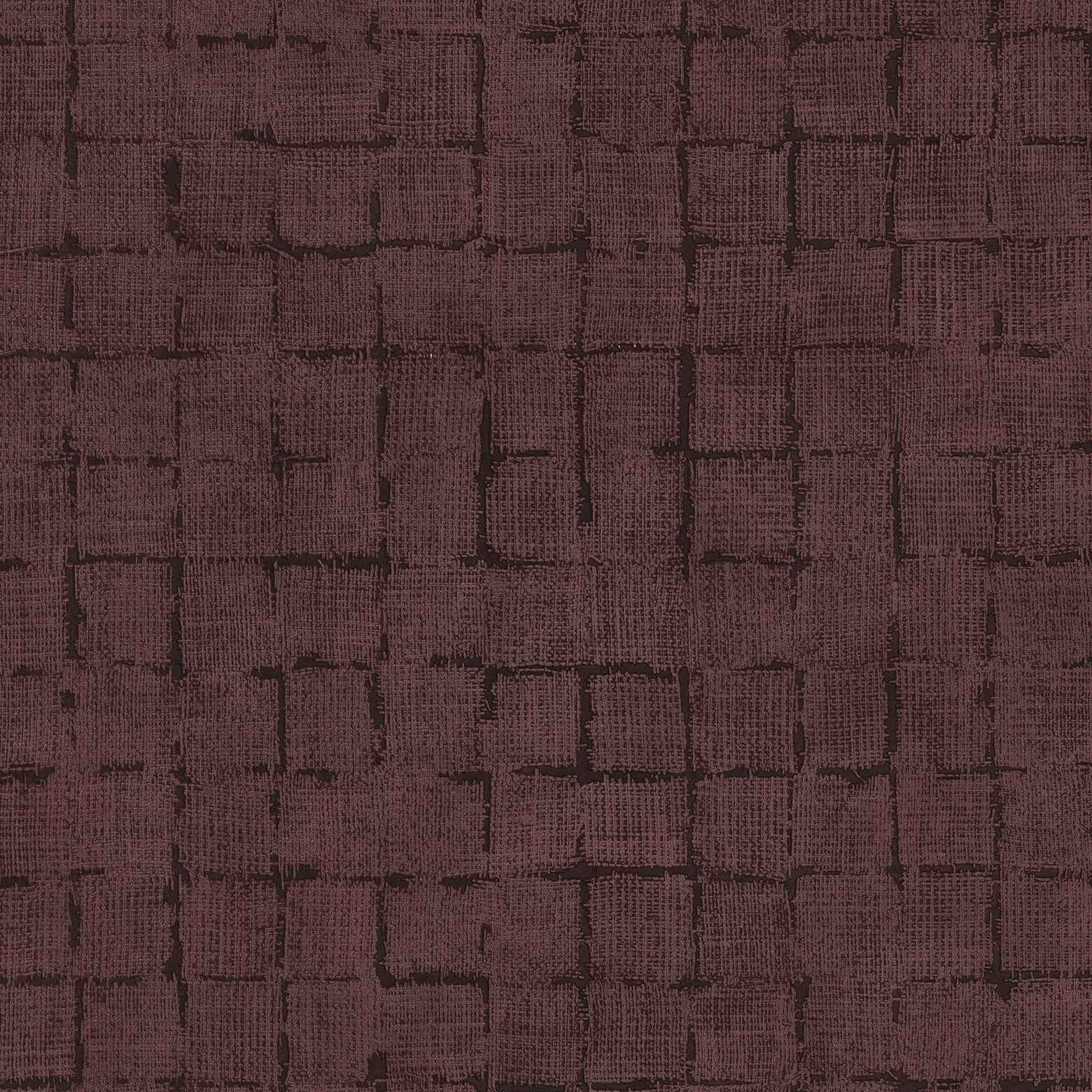 Blocks Burgundy Checkered Wallpaper - York Wallcoverings - 4157-333459